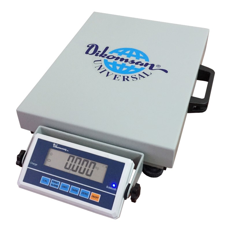 Dikomsan MS-HCW 150 kg 30×40 cm taşınabilir LCD ekranlı mobil tartım baskülü