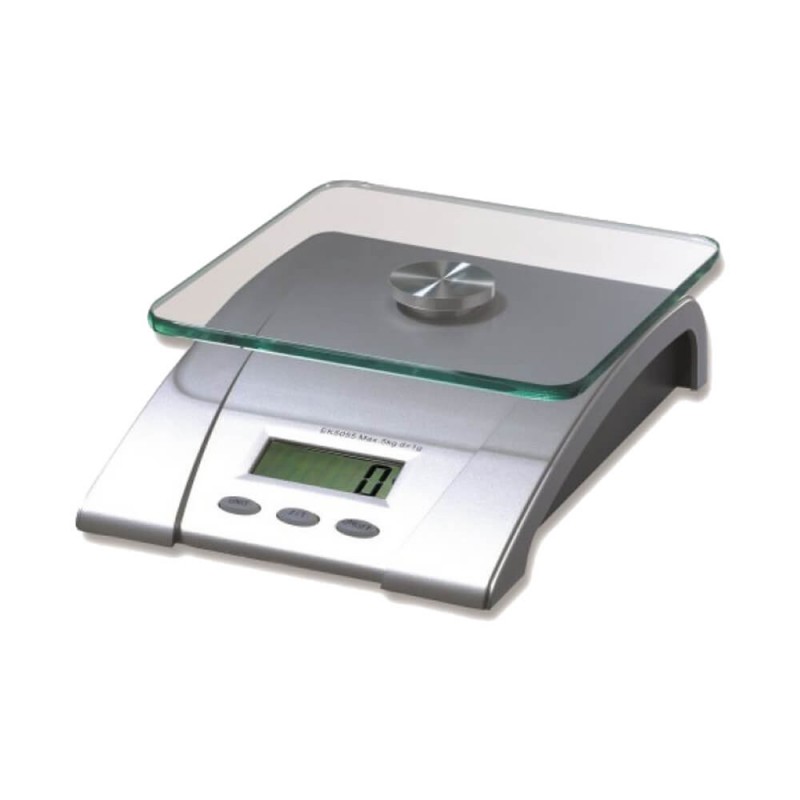 NECKLIFE EK5055 5 kg LCD mutfak terazisi, cam platformlu