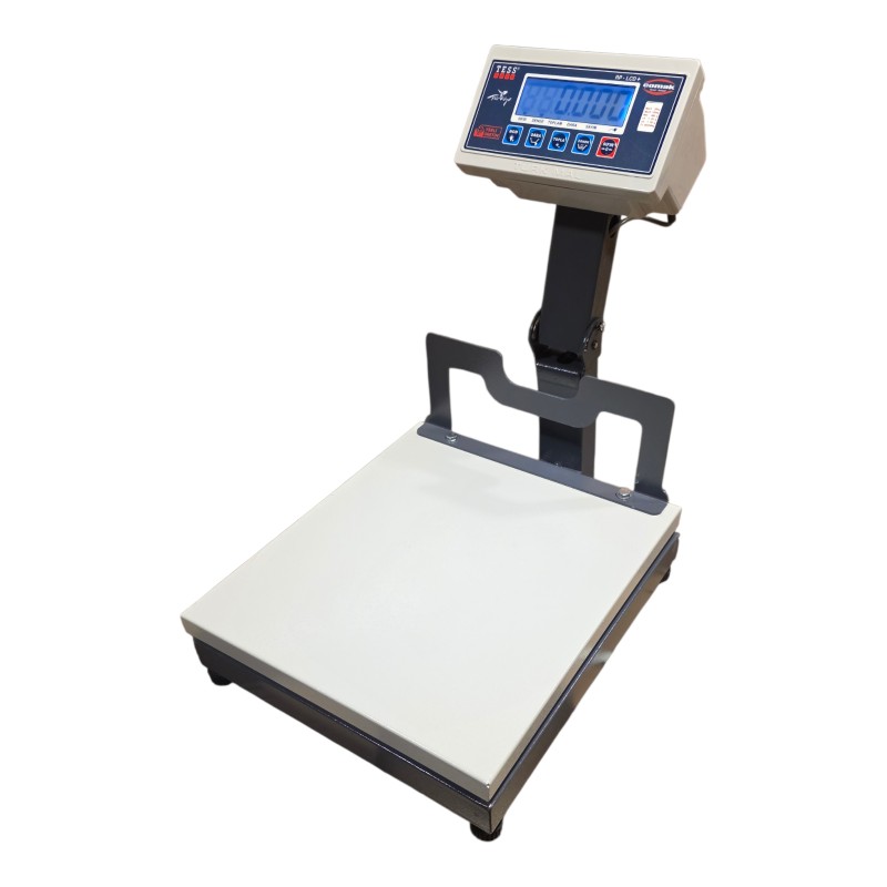 TESS RP LCD 35×40 cm 150 kg tartım baskülü market ve manav tartımında