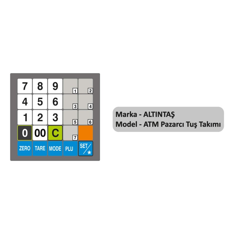 Altıntaş Atm Pazarcı Tuş Takımı