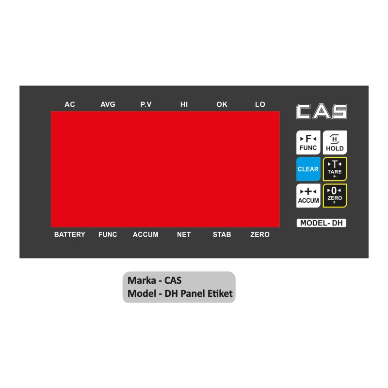Cas Dh Panel Etiket