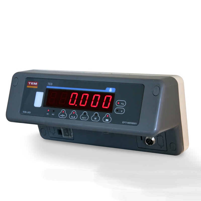 TEM SEB INDT3CA çift taraflı 38 mm LED tartım indikatörü 3–30.000 kg